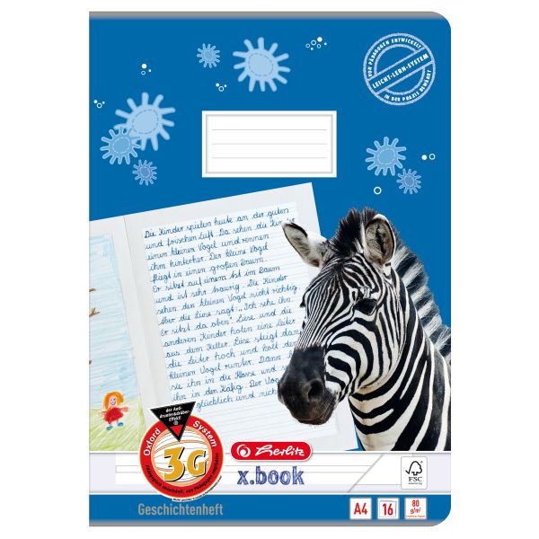 story book A4 16 sheets no.3G FSC Mix