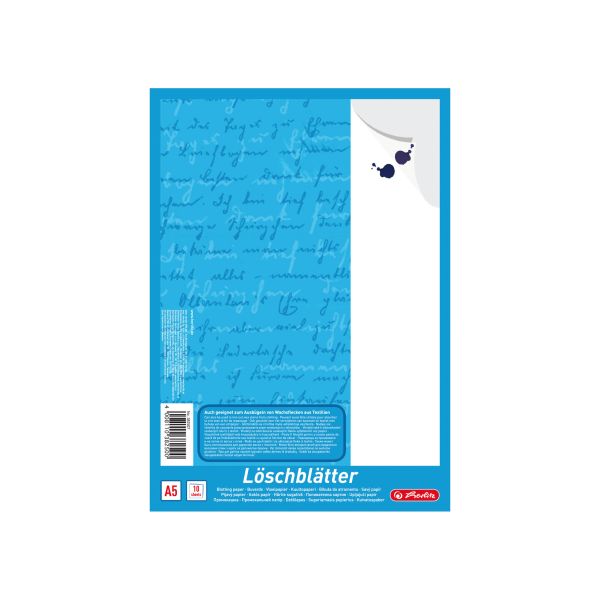 blotting sheet pad A5 10 sheets white