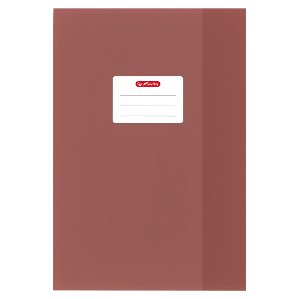 exercise book cover A4 PP structure of bast brown