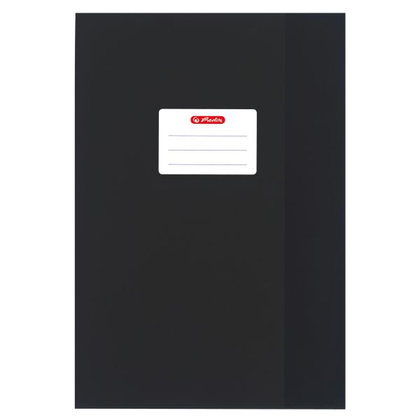 exercise book cover A4 PP structure of bast black