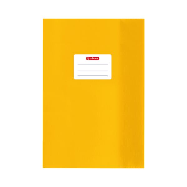 exercise book cover A5 PP structure of bast yellow