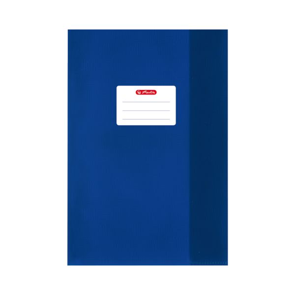 exercise book cover A5 PP structure of bast dark blue