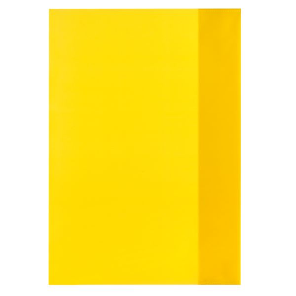 exercise book cover A4 transparent yellow