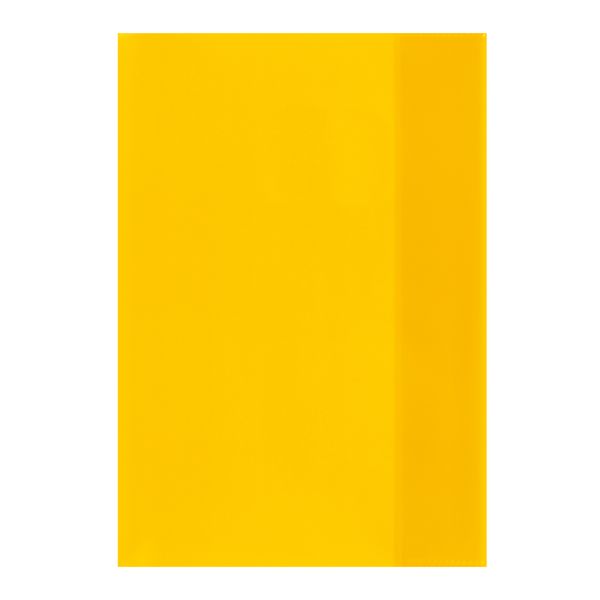 exercise book cover A5 transparent yellow
