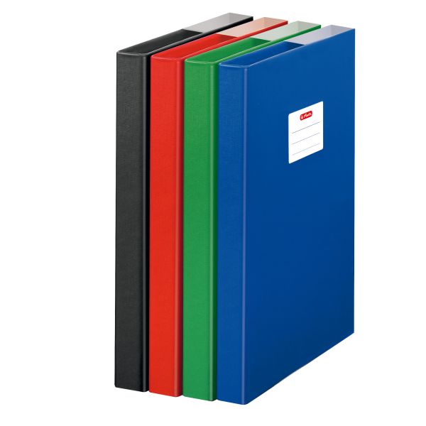 file box A4 PP assorted colours