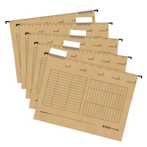 suspension file A4 buff 5 pieces