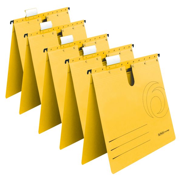 hanging file A4 yellow 5 pieces