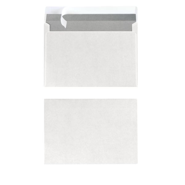 Enveloppes DIN-L autocollantes sans fenêtre 100 unités avec fermeture par bande adhésive Herlitz 