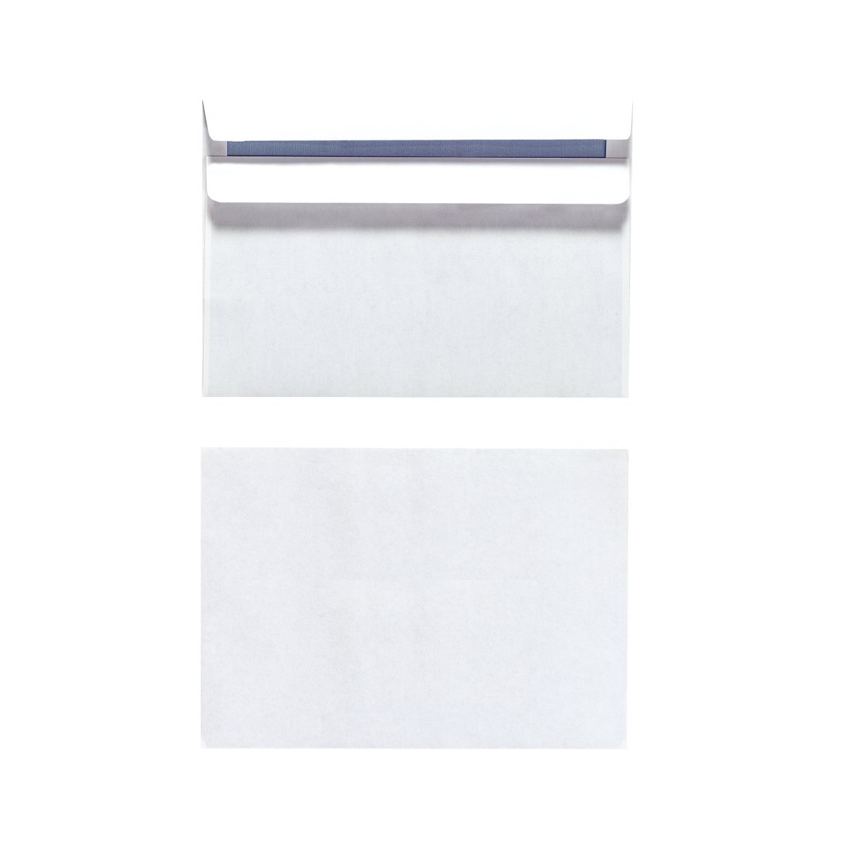 WHITE STICKY ADHESIVE 11,4 x 16,2 cm Envelopes C6 