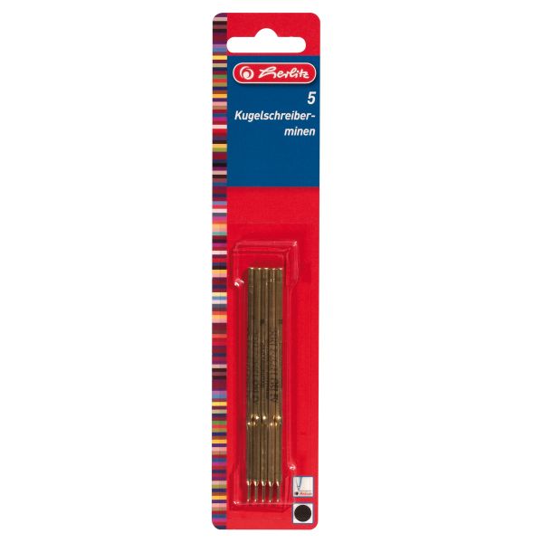 ballpoint refill A2 (A3) black 5 pieces
