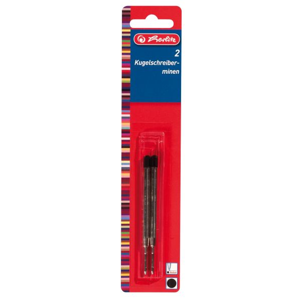 ballpoint refill International black 2 pieces