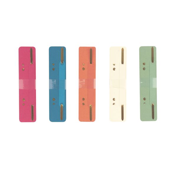 filing strip carboard assorted colours 6x25 pieces