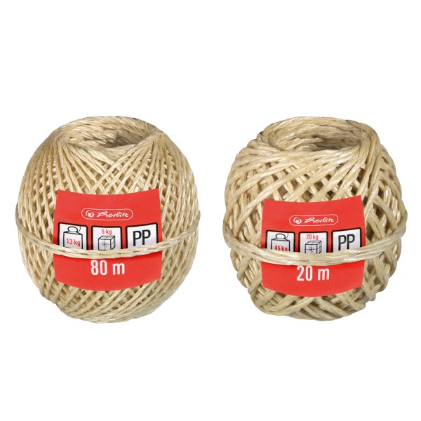 string 2 pieces 80m 13/5kg and 20m 45/20kg brown