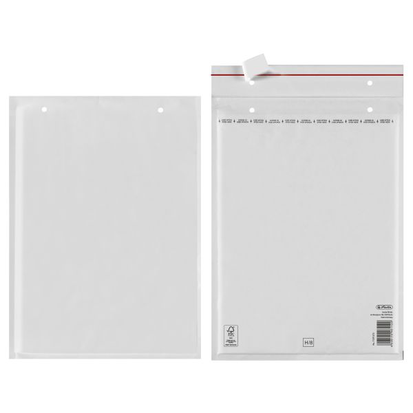 air bubble bag H 29x37cm peel and seal white FSC Mix 2 pieces