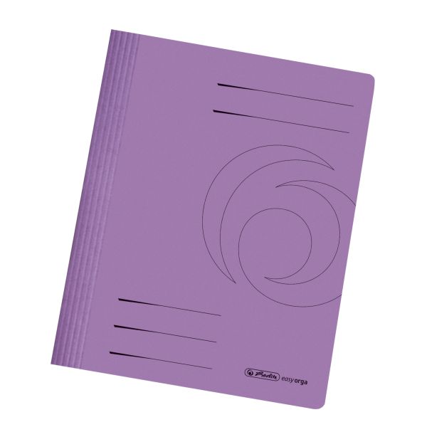 flat file A4 manilla folded violet