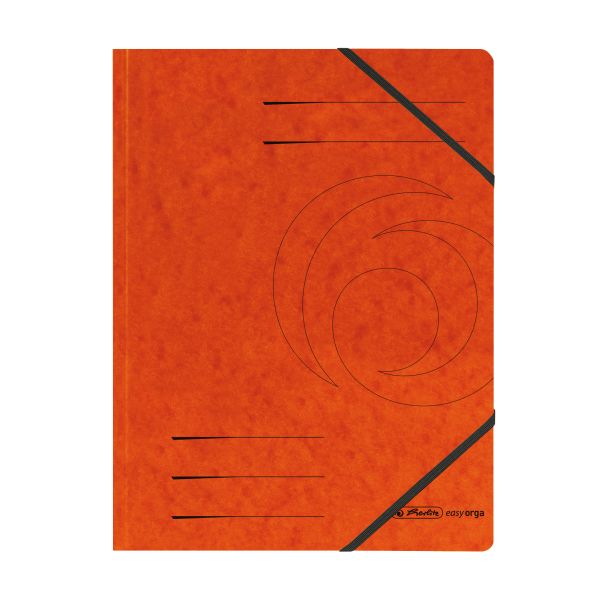 elastic folder Quality A4 orange