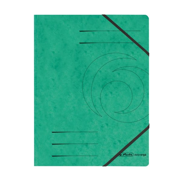 elastic folder Quality A4 green