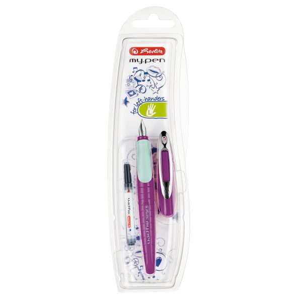 fountain pen my.pen L nib purple/mint
