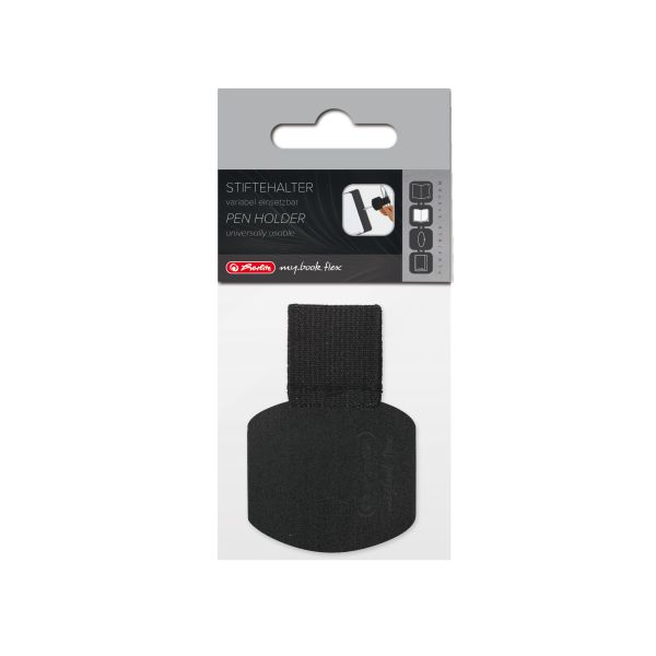 pen holder my.book flex black universally usable, in polybag