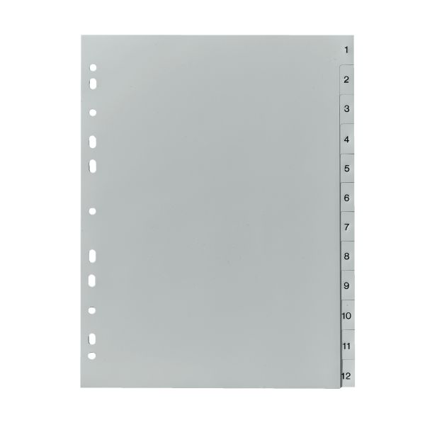 index A4 1-12 PP grey