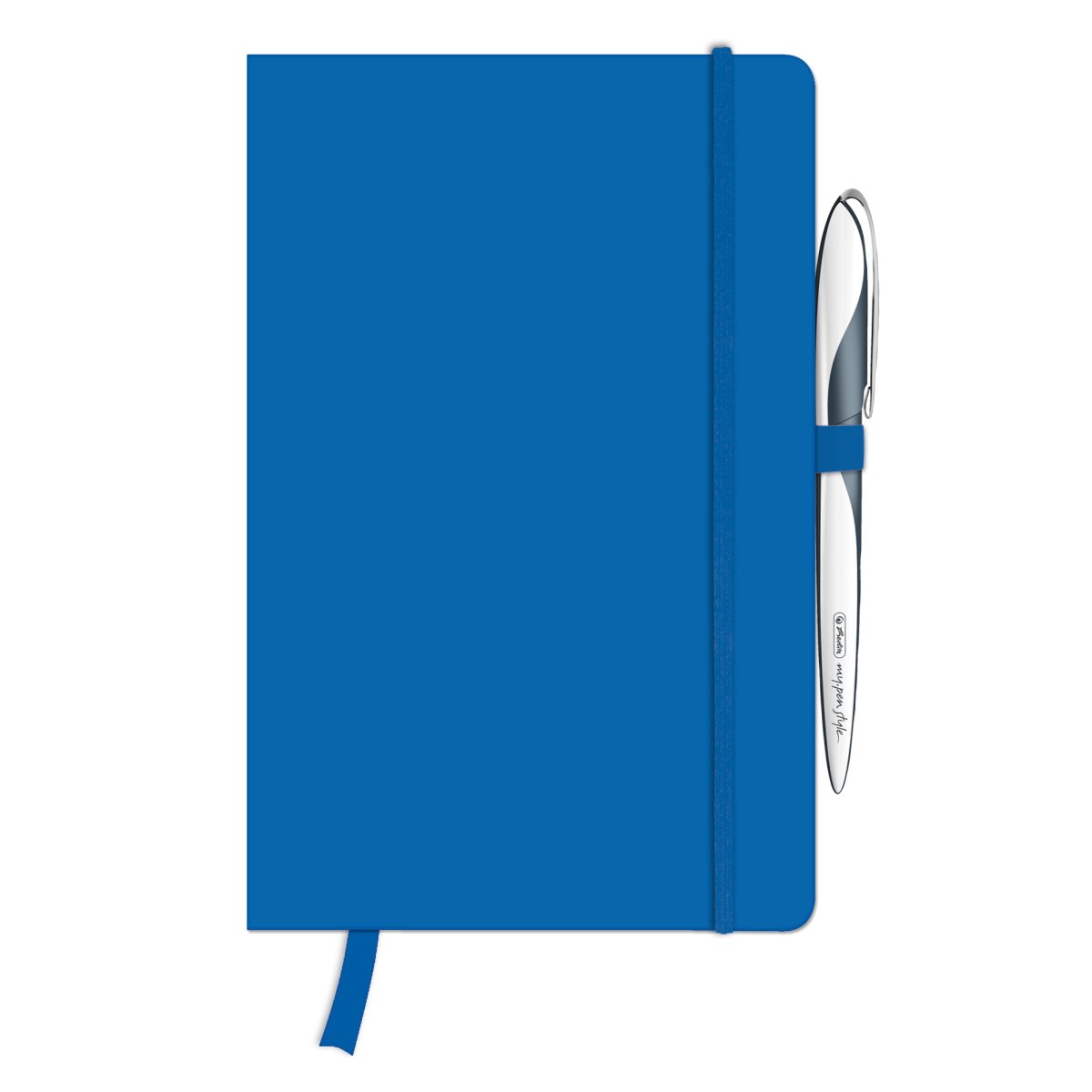 note book Classic A5 96sheets ruled blue book ribbon expandable inner ...