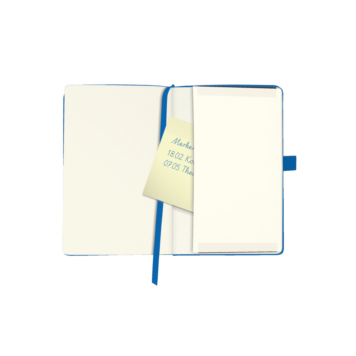 note book Classic A6 96sheets ruled blue book ribbon expandable inner ...