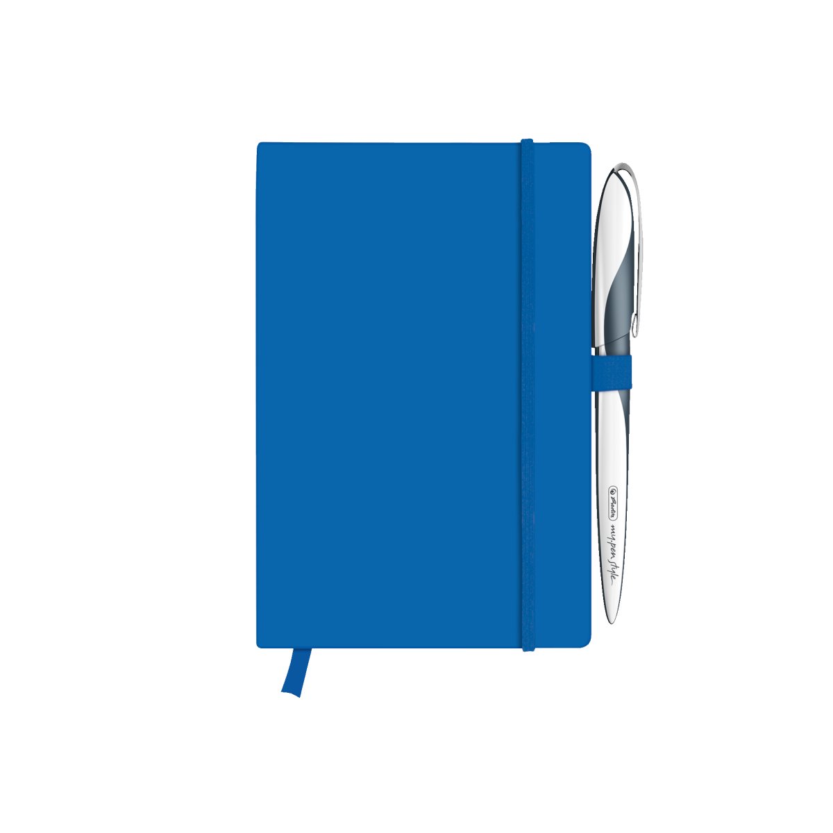 note book Classic A6 96sheets ruled blue book ribbon expandable inner ...