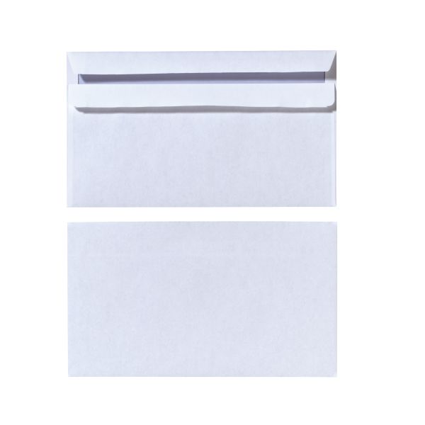 envelope DL self adhesive white 100 pieces FSC Mix