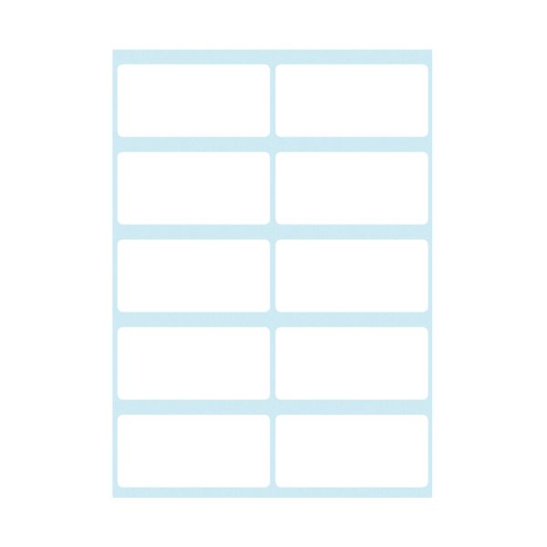 office label white 19x40mm self-adhesive 60 pieces