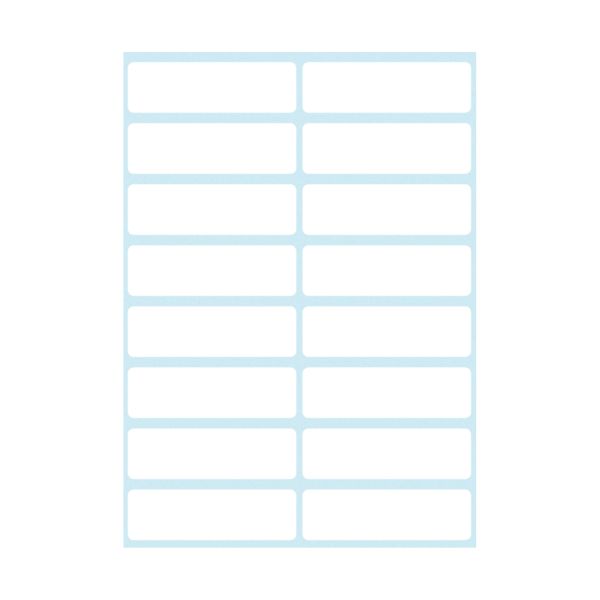 office label white 12x40mm self-adhesive 96 pieces