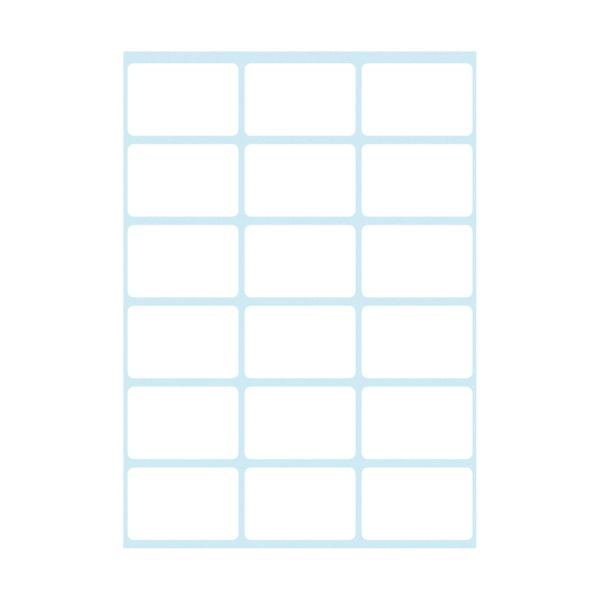 office label white 17x26mm self-adhesive 108 pieces