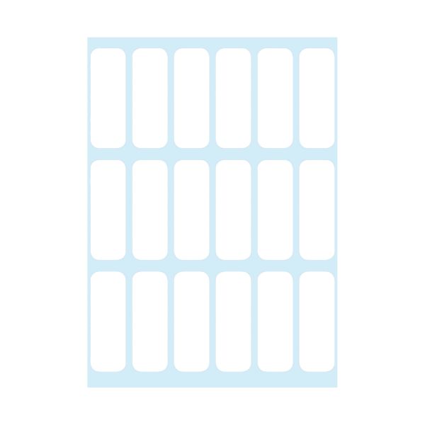 office label white 12x34mm self-adhesive 108 pieces