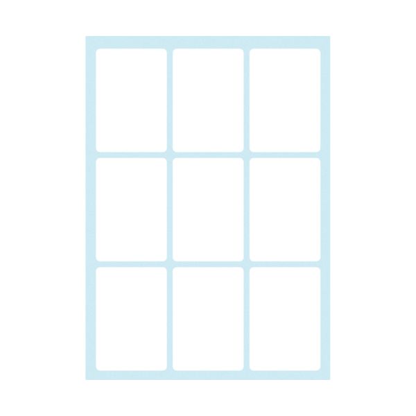 office label white 24x35mm self-adhesive 54 pieces