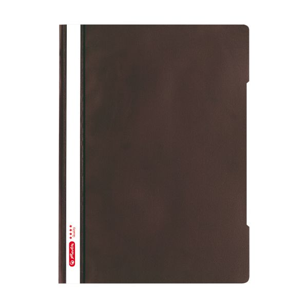 flat file A4 PP 'Quality' dark brown