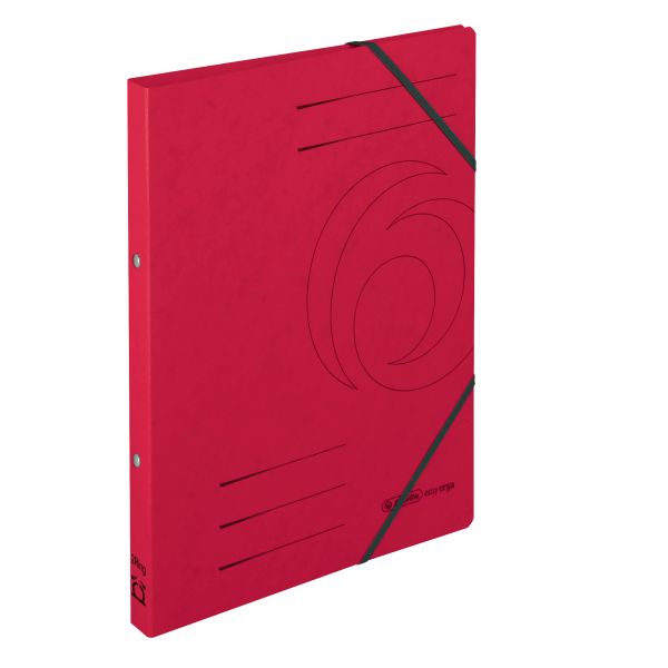 ring file A4 Quality red