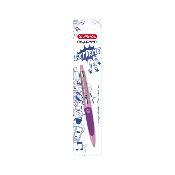 Ballpoint pen my.pen pink/lilac