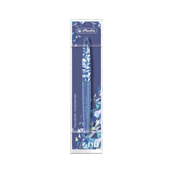 fountain pen my.pen Wild Blue in foil box