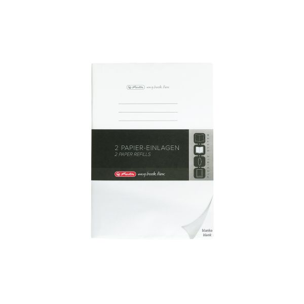 Refill flex A4 2x40 sheets blank, FSC Mix, punched, microperforation my.book