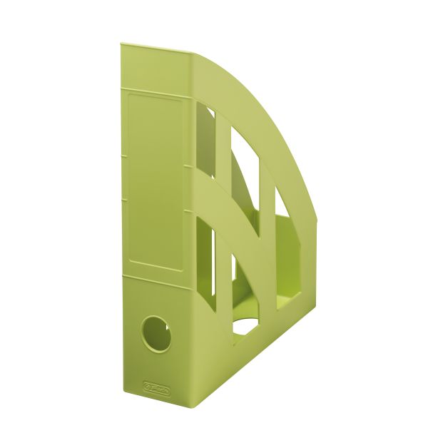 magazine file A4 classic Herlitz recycling Blue Angel intensive light green