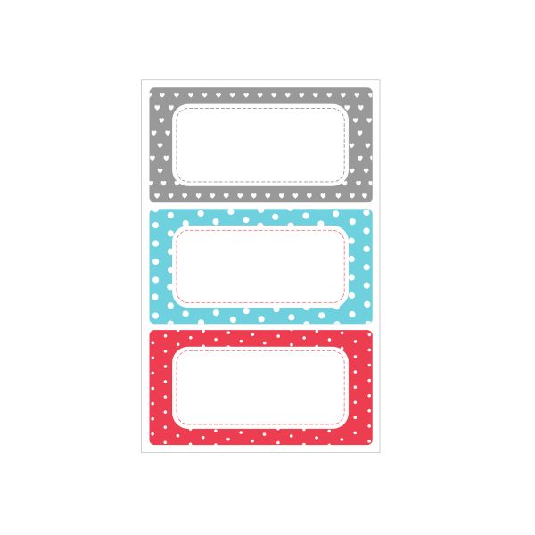 labels homemade 1 FSC 3 sheets a 3 pieces self-adhesive