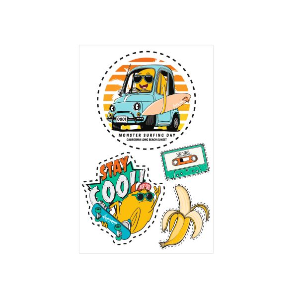stickers kids motif 4 self-adhesive FSC P