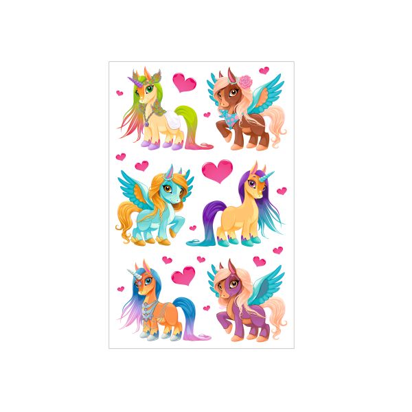 stickers Girl motif 3 self-adhesive FSC