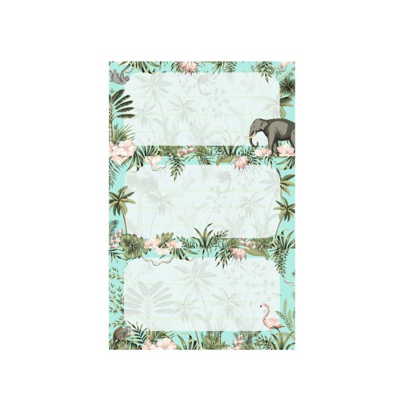 book labels motif 7 self-adhesive FSC
