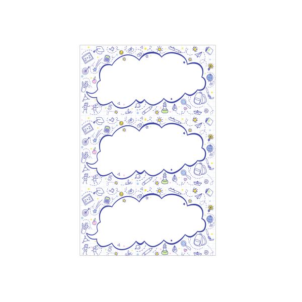 book labels motif 2 self-adhesive FSC