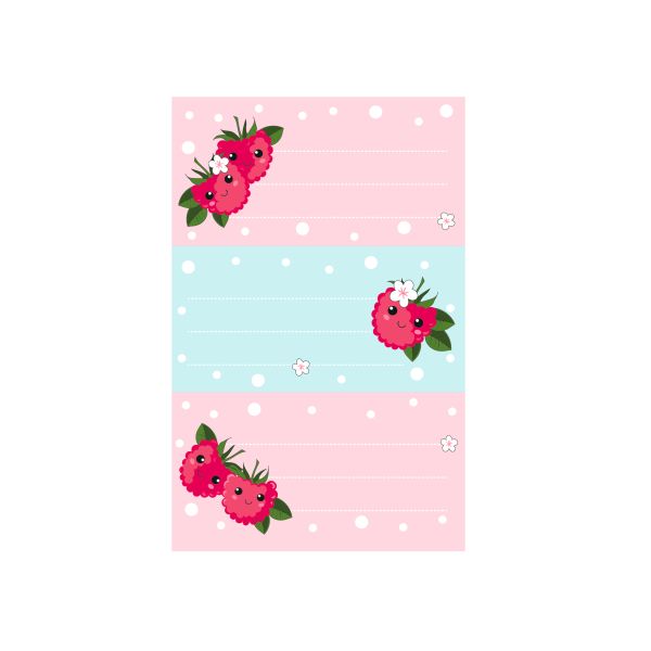 book labels motif 4 self-adhesive FSC