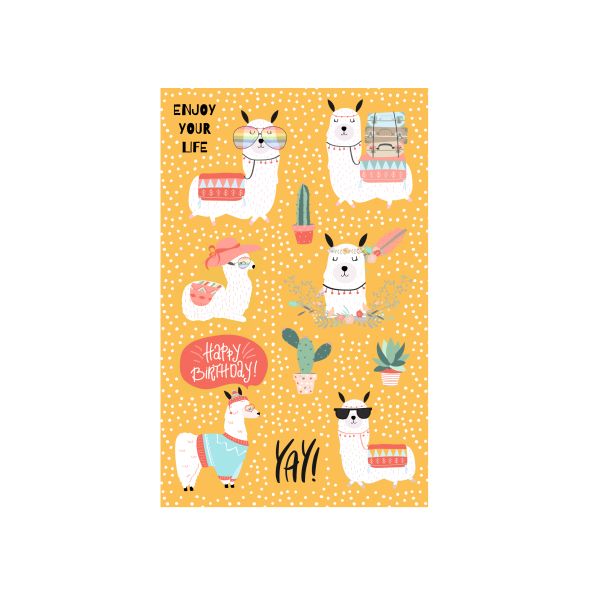 deco stickers motif 13 self-adhesive FSC