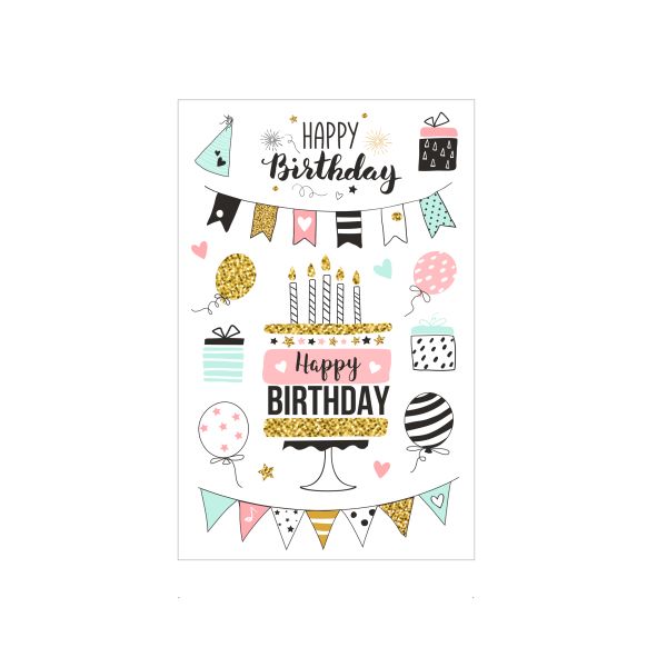 deco stickers motif 17 self-adhesive FSC