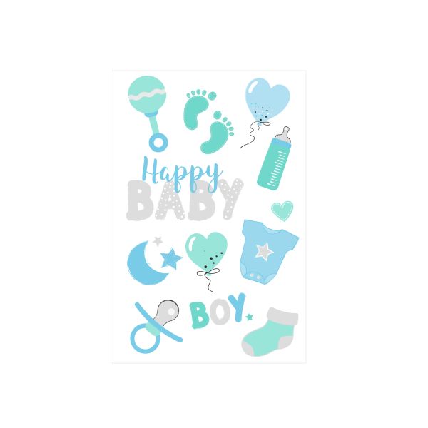 deco stickers motif 21 self-adhesive FSC