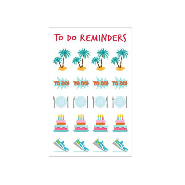 Planer stickers motif 2 self-dhesive FSC