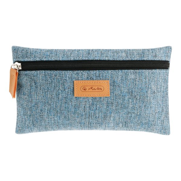 pencil pouch flat GREENline RPET blau